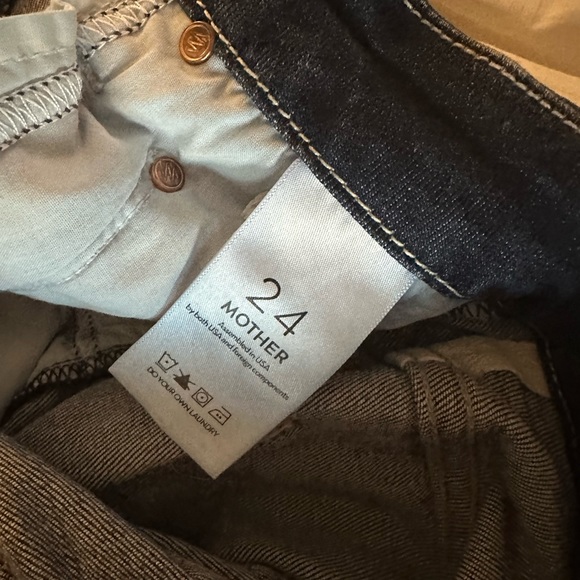 Mother Denim “The Looker High Rise Ankle Fray” - Close To The Edge - Picture 3 of 4